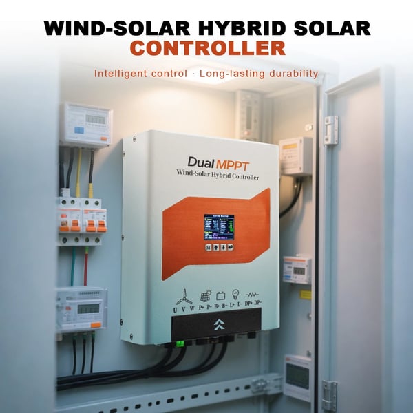 Hybrid Energi Controller, MPPT Opladningsmode, Høj Effektivitet,6000W, 12V 24V 48V AUTO
