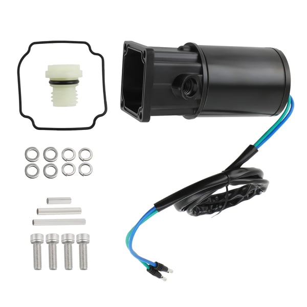 Trim Motor, 12V, Passer til Mercury og Mariner påhængsmotorer, Vægt 2,5 kg, Dimensioner 12x11x21 cm, Udskiftningsdel nr. 809885A2