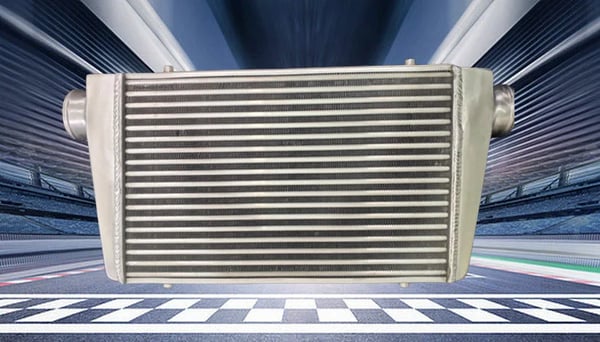 Aluminium Intercooler, Høj Effektivitet Kold, Bar og Plade Design, Kompakt Størrelse