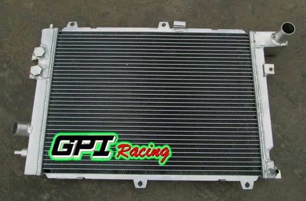 Radiator, Aluminium Materiale, Kerne Størrelse 358mm x 498mm x 50mm, 2 Rækker, Kompatibilitet Opel Vauxhall Calibra, Inkluderer 2 Ventilatorer