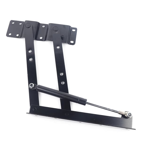 Folding Lift Up Kaffebord Mekanisme, Justerbar Højde, Holdbart Design,sort