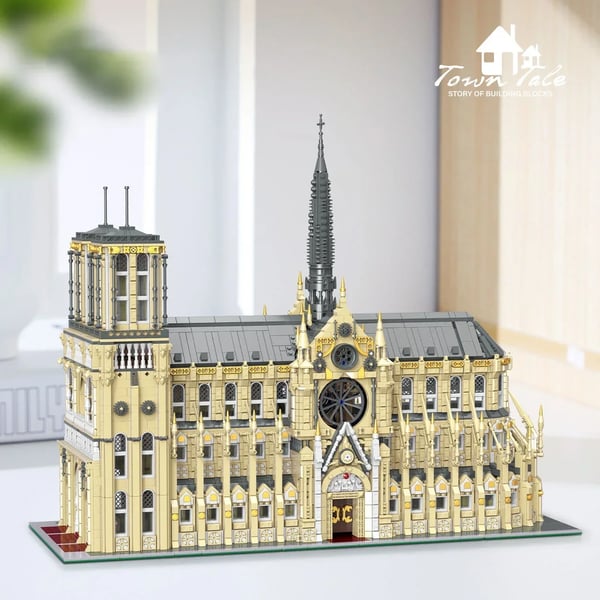 Samlingsmodel, Dekorativ Udstillingsstykke, Højsværhedsgrad Samling,Med Kasse, Notre Dame de Paris