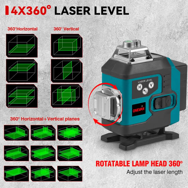Lasertaso, 16 linjaa, pysty- ja vaakasuora, älylaite, 2xakkusarja