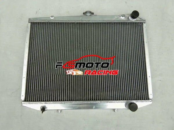 Radiator, Aluminium, 16 7/8 x 25 1/2 x 15/16 tommer, Kompatibel med Nissan D21 Pathfinder 1986-1997, Letvægtsdesign, Optimal køleeffektivitet