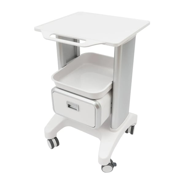 Medicinsk vogn, holdbar ABS-konstruktion, nem mobilitet,HVID