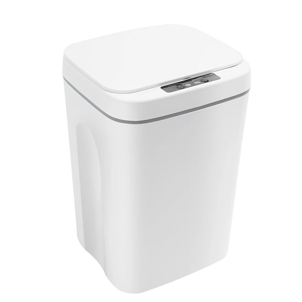 Affaldsspand, Smart Sensor Teknologi, Indbygget Poselager,HVID, 12L