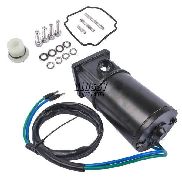 Tilt Trim Motor, 12V, 2-tråds konfiguration, kompatibel med Mercury och Mariner, passar 50-150HK utombordsmotorer, reversibel rotation