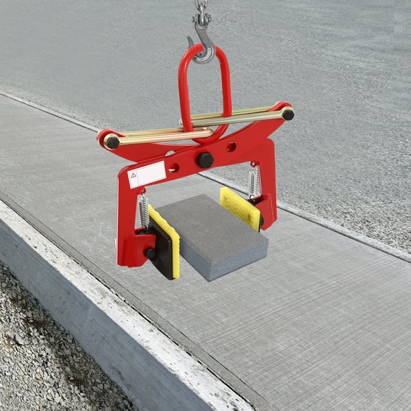 Sten Klemme, Maksimal Belastning Kapacitet 727,5lbs, Justerbar Åbningsstørrelse 10-24cm, Plade Tykkelse 10mm, Brutto Vægt 8kg, Pakke Størrelse 45*26*12cm
