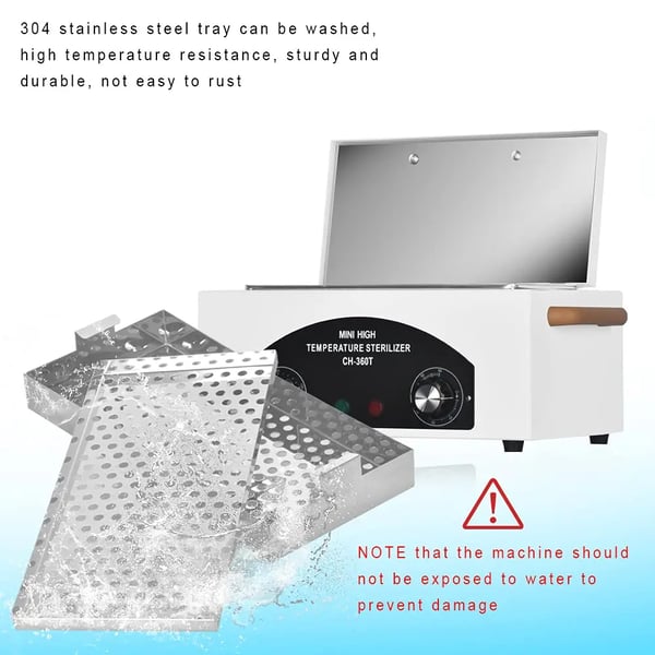 Varmluftssterilisator, Højtemperaturoperationer, Nem Tidskontrol,300W-2230ML
