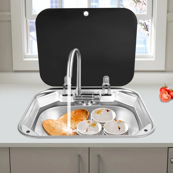 Diskho, Härdat Glas, 304 Rostfritt Stål,Silver