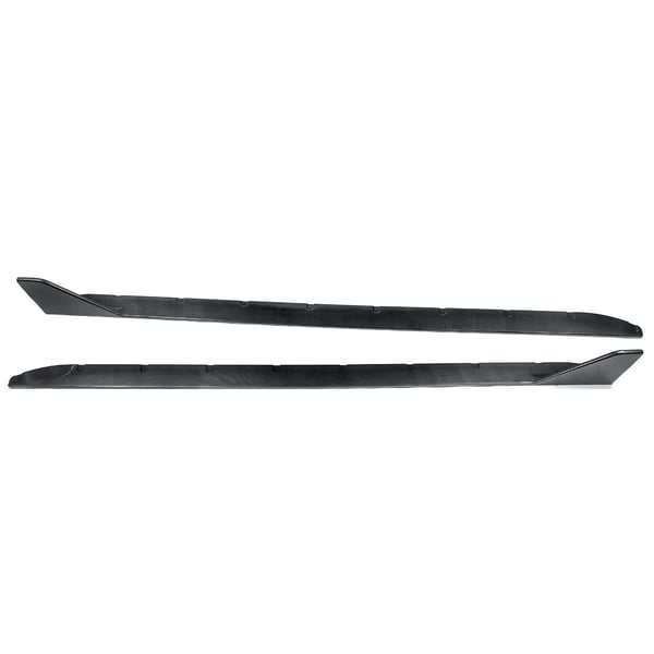Side Skirt Extension Lip, Holdbar ABS Konstruktion, Nem Installation,som vist