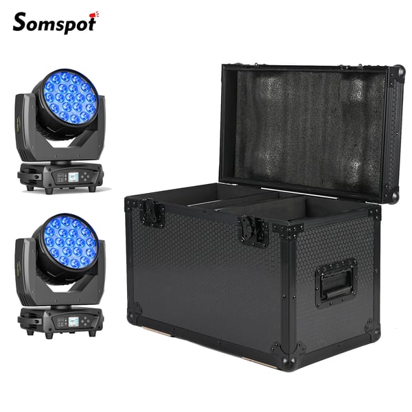 Scenebelysningsudstyr, DMX-kompatibelt, høj-effektiv LED,sort
