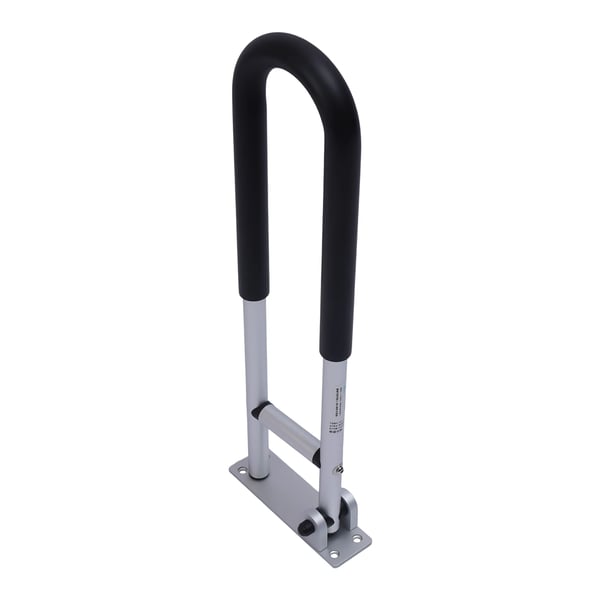 Toilet Greb Bar, Aluminiumlegering, 120 kg Belastning, Vægmontering,HVID