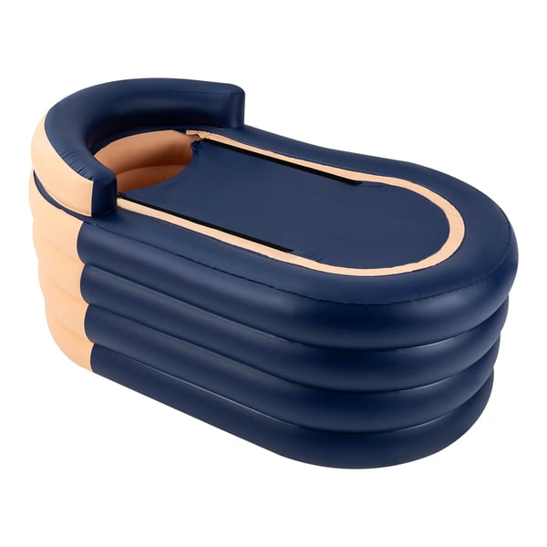 Oppustelig Badekar, PVC Materiale, 100 kg Kapacitet, 30 W Pumpeffekt, Firkantet Form, Oppustes på 1 Minut