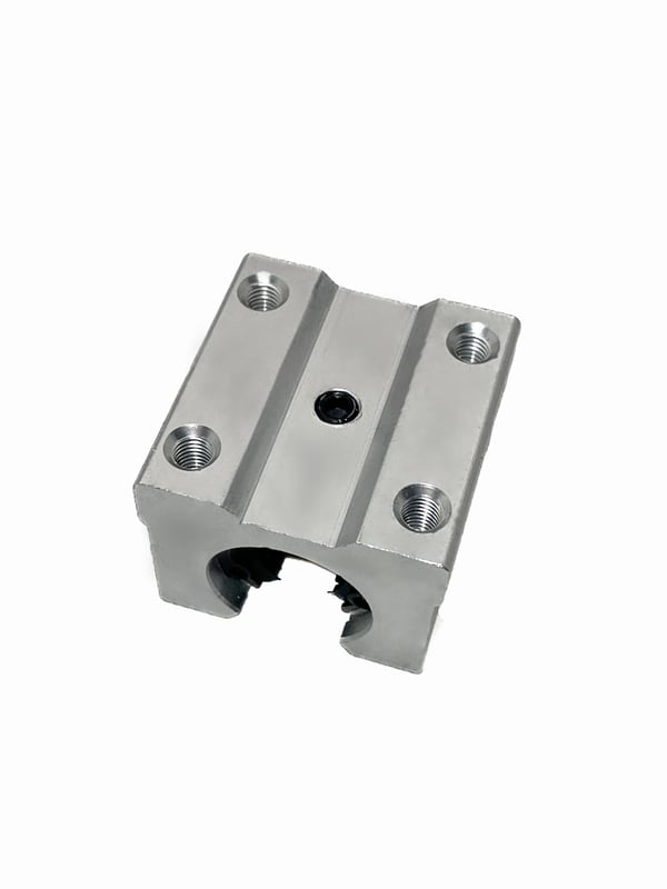 Lineær kugleleje blok, bredde 48 mm, længde 50 mm, indvendig diameter 10 mm, højde 39 mm, skruehul 4-M6