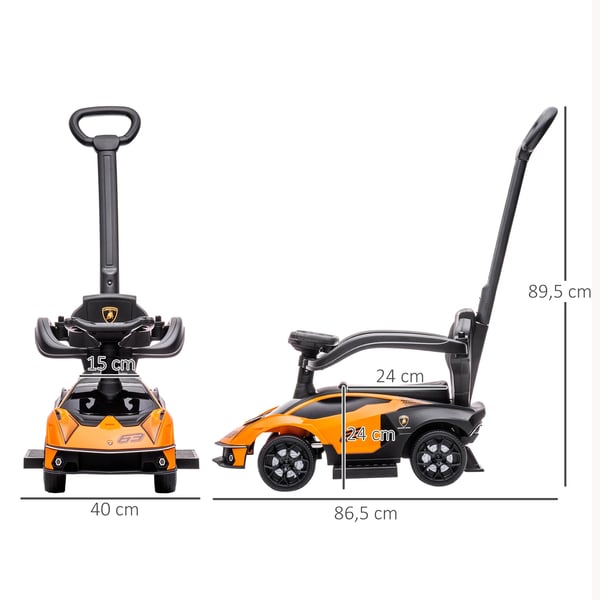 Åkbil, Hållbart Material, Engagerande Design,Orange och svart