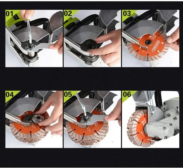 Slotmaskine, Kraftfuld 4000 W Motor, Støvfri Drift,EU, grøn