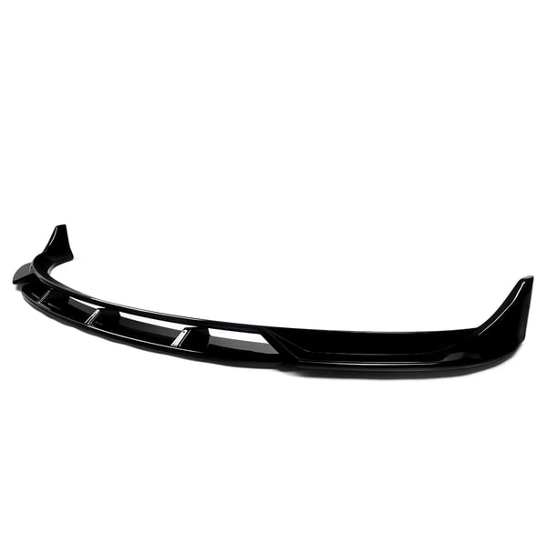Front Bumper Splitter, Kompatibilitet med Tesla Model 3, Forbedret Aerodynamik,Glansende Sort
