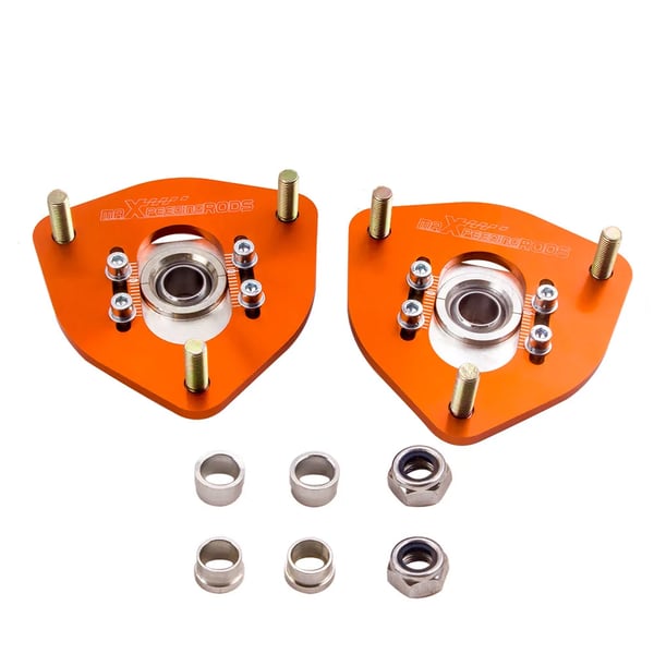 Suspensions Top Mounts, Justerbar Tændingsmærke, Bushing Pillow Ball Design, Kompatibel med Nissan S13 S14