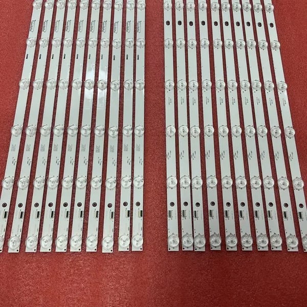 LED baggrundsbelysningsstrimmel, 9 LED, 660 mm, passer til TX-65CX800U, TX-65C650U, TX-65DXW78A