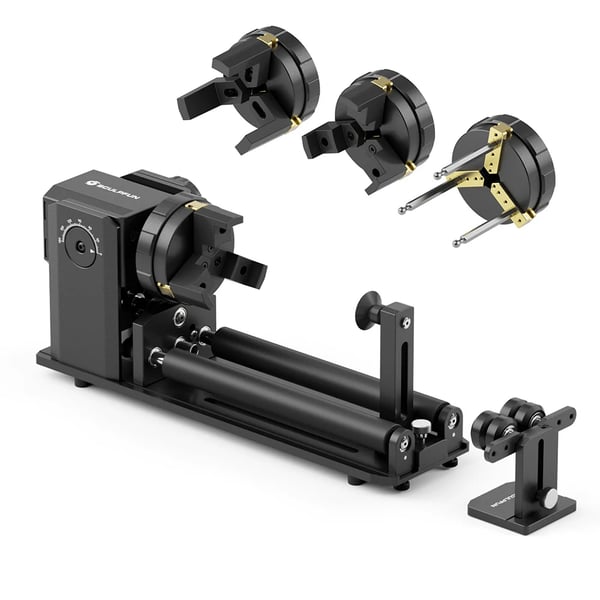 Rotary Rulle, Justerbare Kæber, Kompakt Design,SCULPFUN RA Pro Max, EU