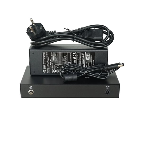 Dahua 8-Port PoE Switch, Høj Effektudgang, Holdbart Design,8-Port PoE