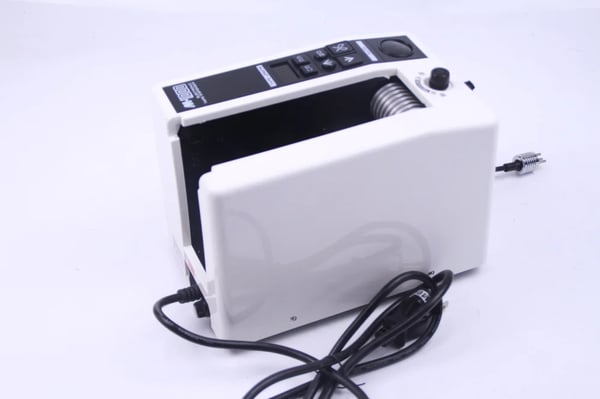 Automatisk Bånddispenser, Dobbeltspænding 110V/220V, Effektvurdering 18W, Skærelængde 20mm-999mm, Skærebredde 7mm-50mm, Holdbart Plastmateriale