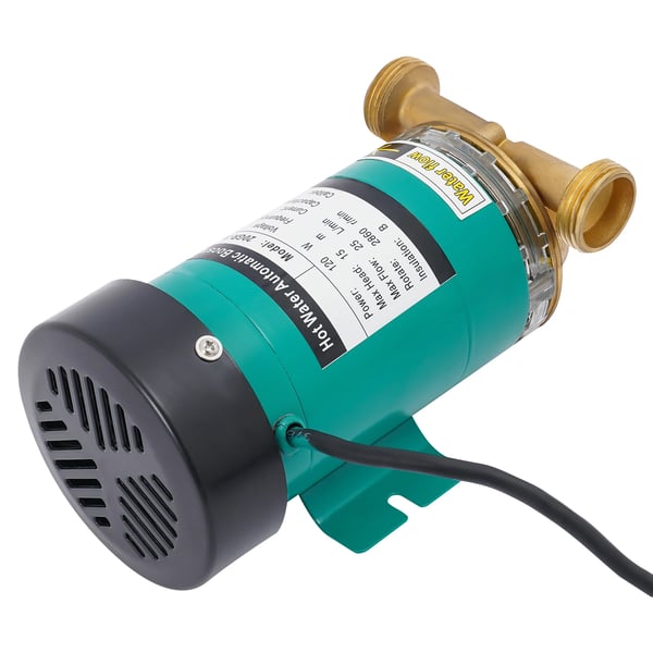 Varmtvandspumpe, 120W effekt, 25L/min flowrate,230v, EU