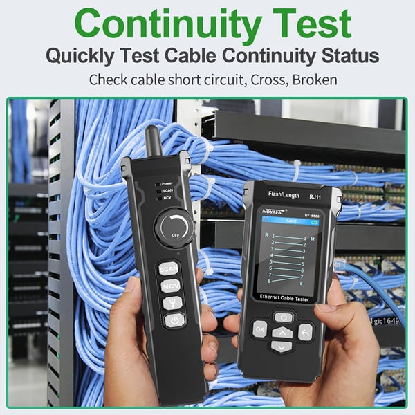 Verkkokaapelitesteri, PoE-testi, IP-skannaus,NF-8506