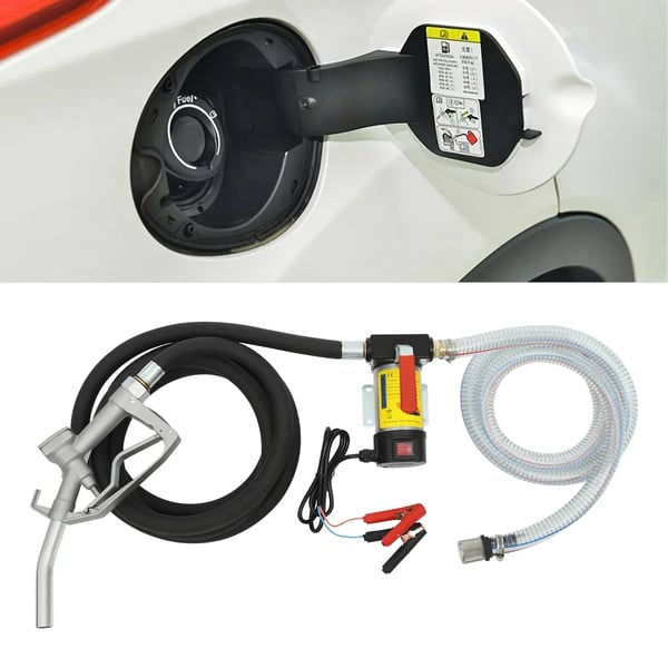 Dieselpump, hög flödeshastighet, automatisk munstycksfunktion,Silver