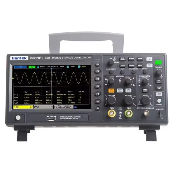 Oscilloskop, 150MHz Båndbredde, 1GSa/s Sampling Rate,DSO2D15