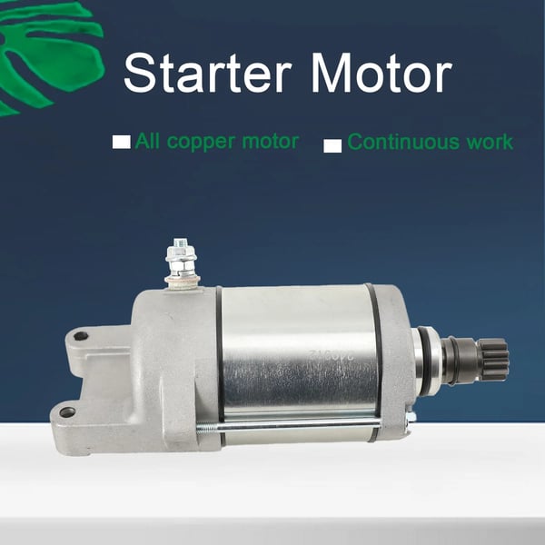Startermotor, 12V spænding, 2,5A strømstyrke, kompakt design, komponenter af høj kvalitet i metal, kompatibel med forskellige TGB-modeller