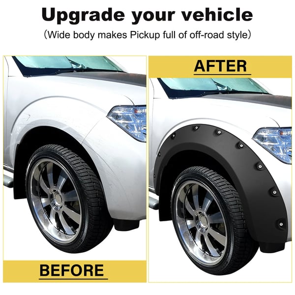 Fender Flares, Hjul Dækning, Robust Udseende,skærmforlængelser