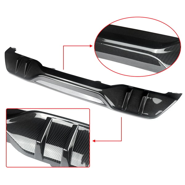 Bagdiffuser Kit, M Performance Stil, Nem Installation, Kompatibel med BMW,kulstoflook