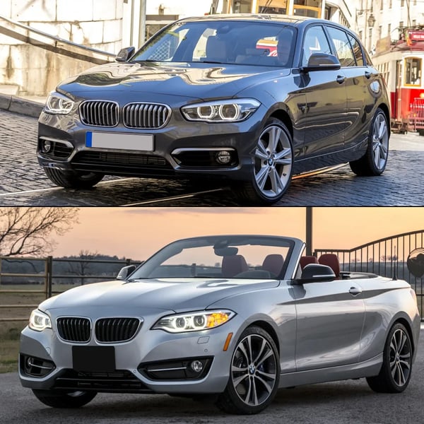 Forrude til vinduesvisker, kompatibel med BMW-modeller, holdbart materiale, sort
