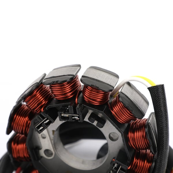 Generator Stator Spole, Indvendig diameter 30,9 mm, Udvendig diameter 84 mm, Polernes tykkelse 22 mm, Polernes bredde 17,8 mm