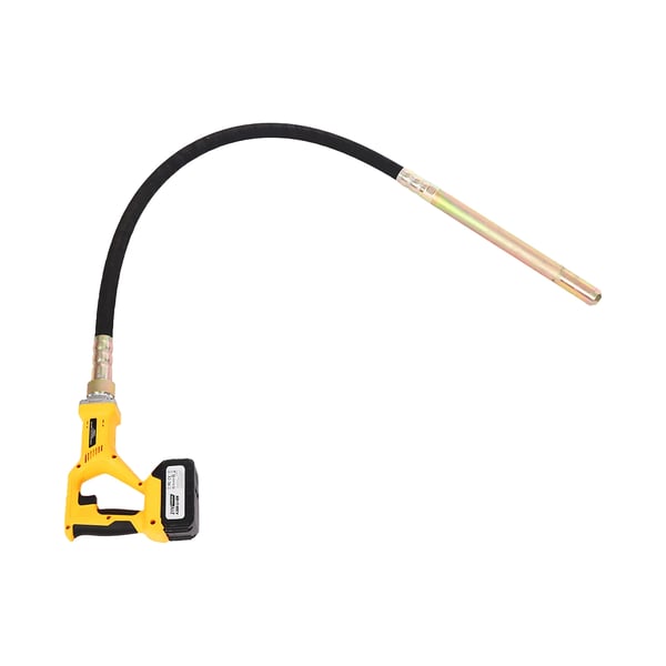 Betonvibrator, børsteløs motor, 21V batteridrevet,Appelsin/Sort, EU