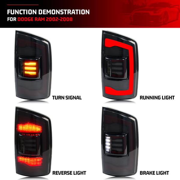 LED Baglygter, Dynamisk Animation, Sekventiel Blinklys