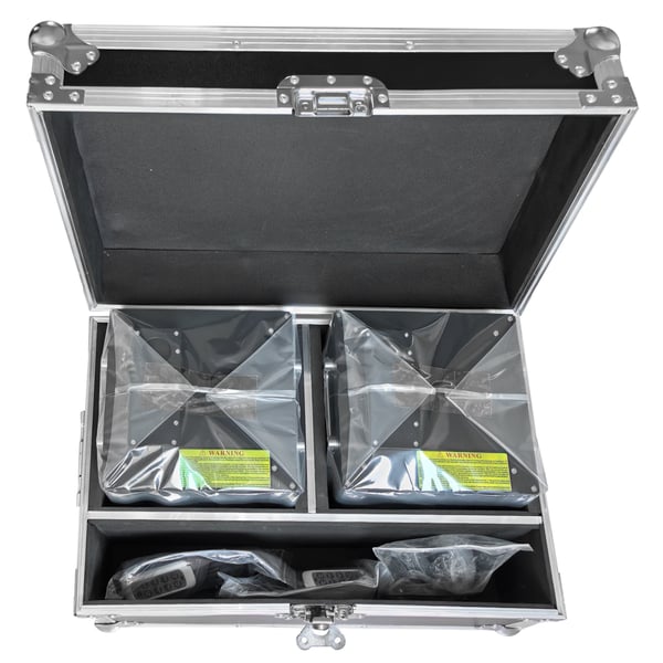 Flight Case, Kompatibel med 750W Spark Maskiner, Holdbar og Letvægtig,sort