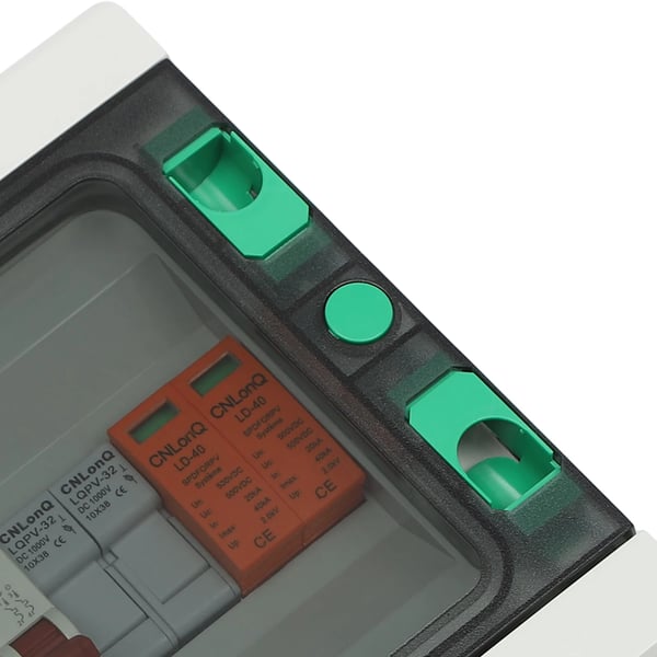 Solcelle PV Kombinationsboks, Højkvalitets ABS-hus, 300mm x 200mm x 150mm, Kompatibel med op til 10kW solsystemer, Drifts spænding op til 1000V