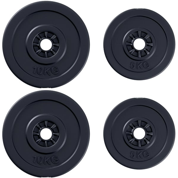 Painosarja, 4 levyä, 5 kg ja 10 kg