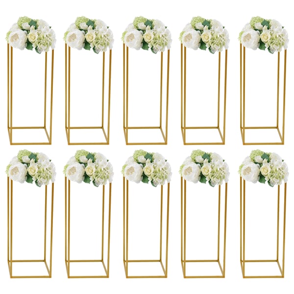 Blomsterstand, Moderne Design, Nem Samling,Guld, M