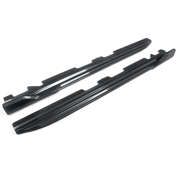 Side Skirt Forlængelser, Holdbart ABS Plastik, Forbedret Aerodynamik,Venstre og Højre