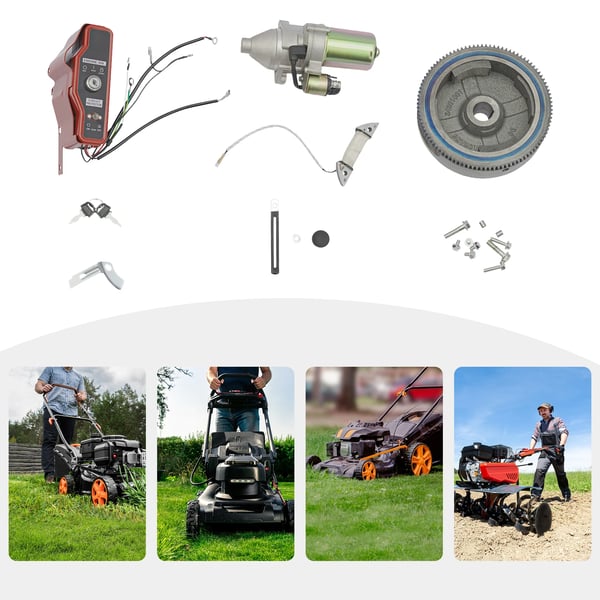 Elektrisk Startkit, Bekväm Drift, Hållbar Konstruktion,Silver