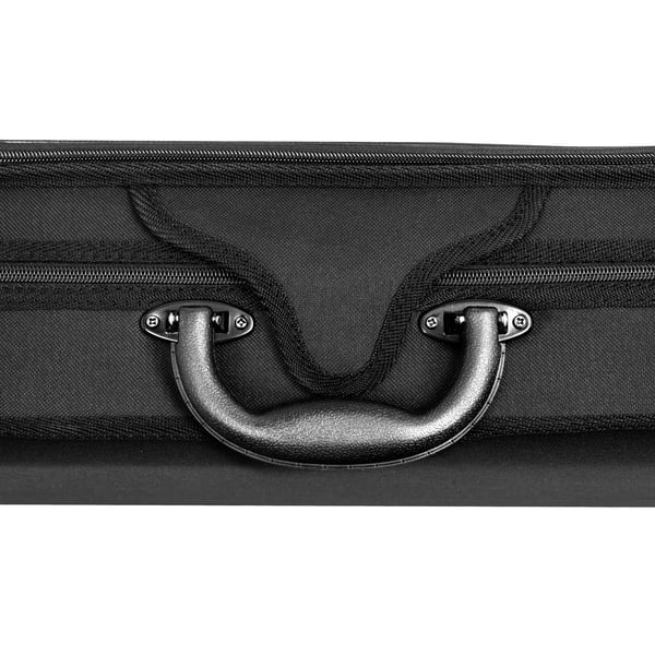 Violinetui, letvægtsdesign, dimensioner 78 x 26 x 12,5 cm, nettovægt 1,7 kg, kompatibilitet med 4/4 violiner, inkluderer skulderremme