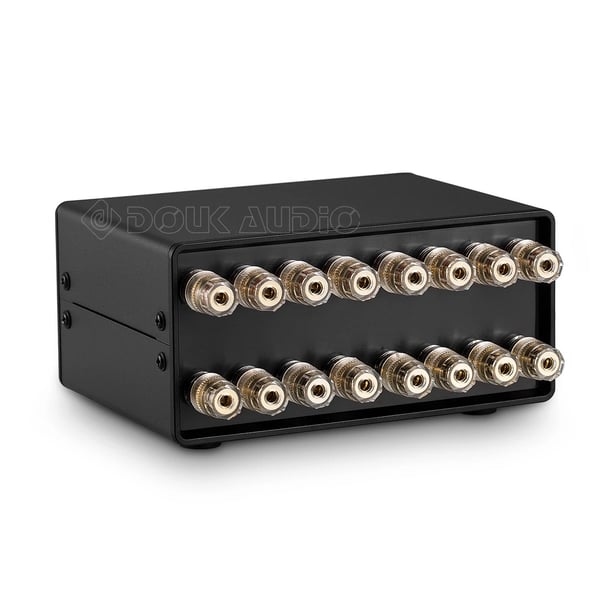 Audio Switcher, Op til 1000W, 2 kanaler, Kompakt design, Passiv kredsløb, CE certificeret
