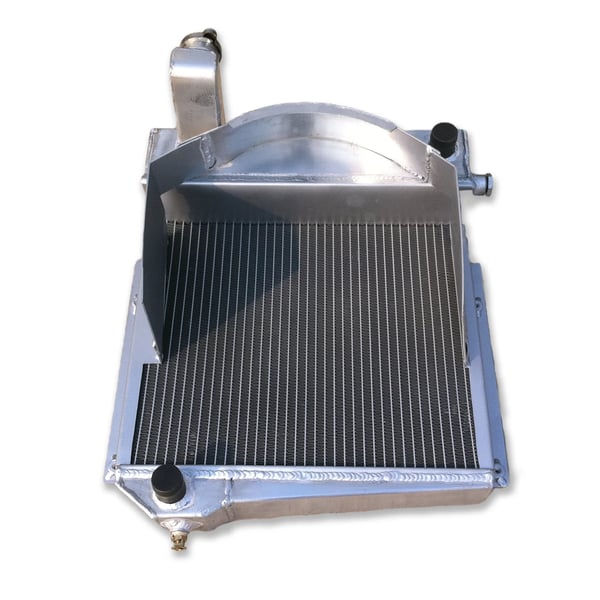 Radiator, Legeret Aluminium, 2 Række Design, Kompatibel med 1960-1967 Austin Healey, Direkte Erstatning, Forbedret Køleydelse