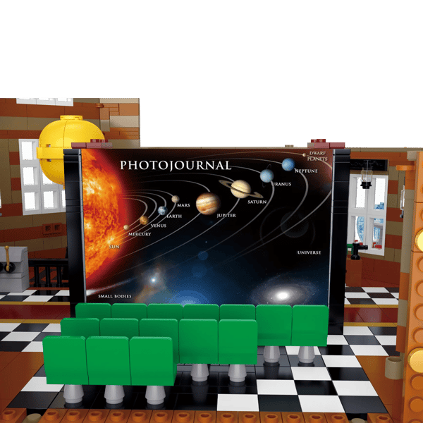 Astronomi Museum Model, 14133 Klodser, Miljøvenligt Materiale,med kasse