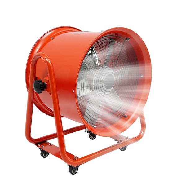Bærbar Ventilator, Høj Luftstrøm, Justerbar Vinkel,1100W