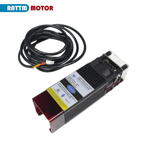 Lasergravermodul, 5000MW optisk effekt, 450NM bølgelængde,20W